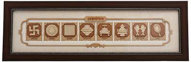Asht Mangal Plate Wooden